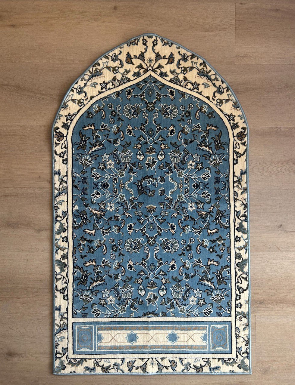 Rawdah prayer rug - Light Blue