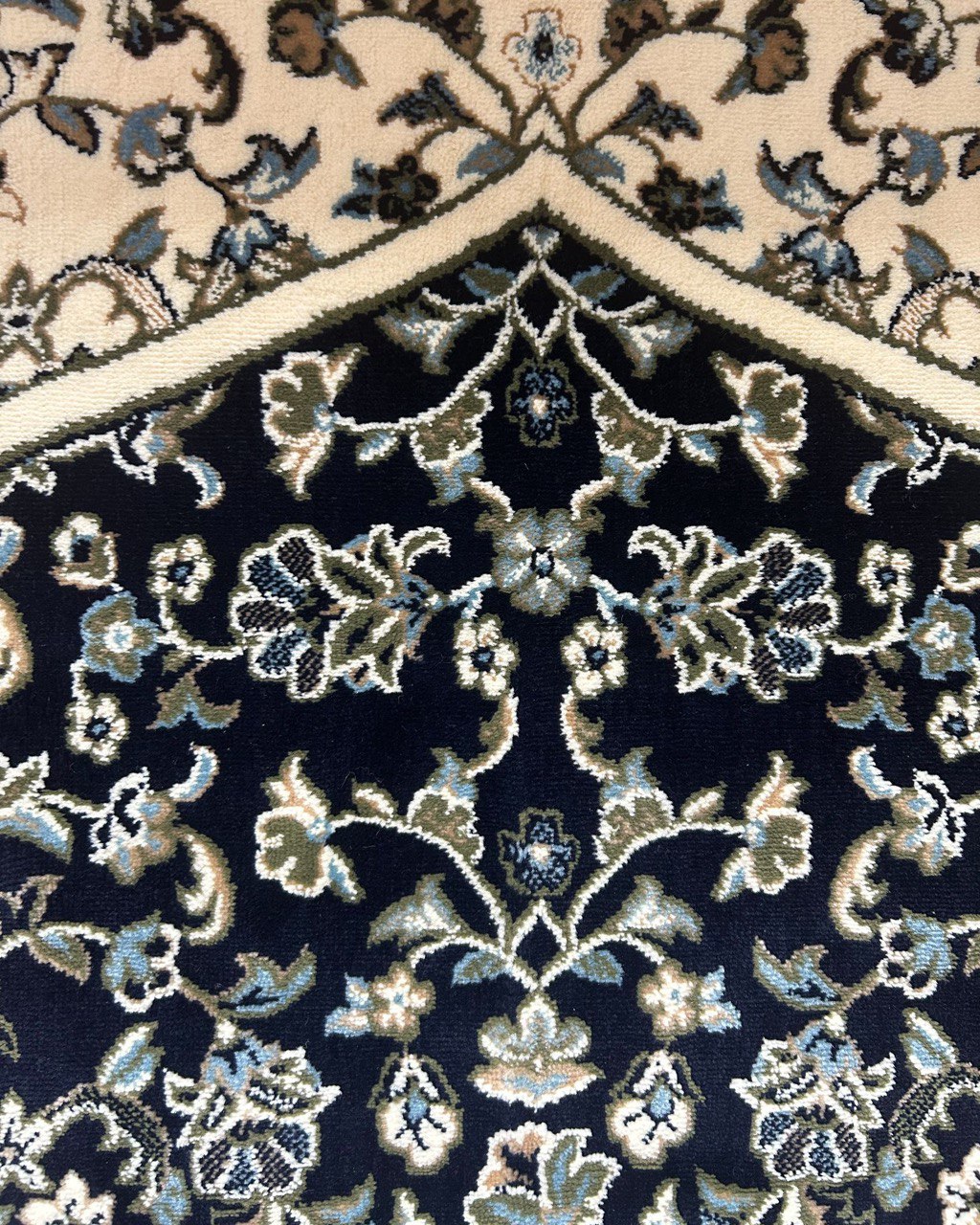 Rawdah Prayer Rug - Navy