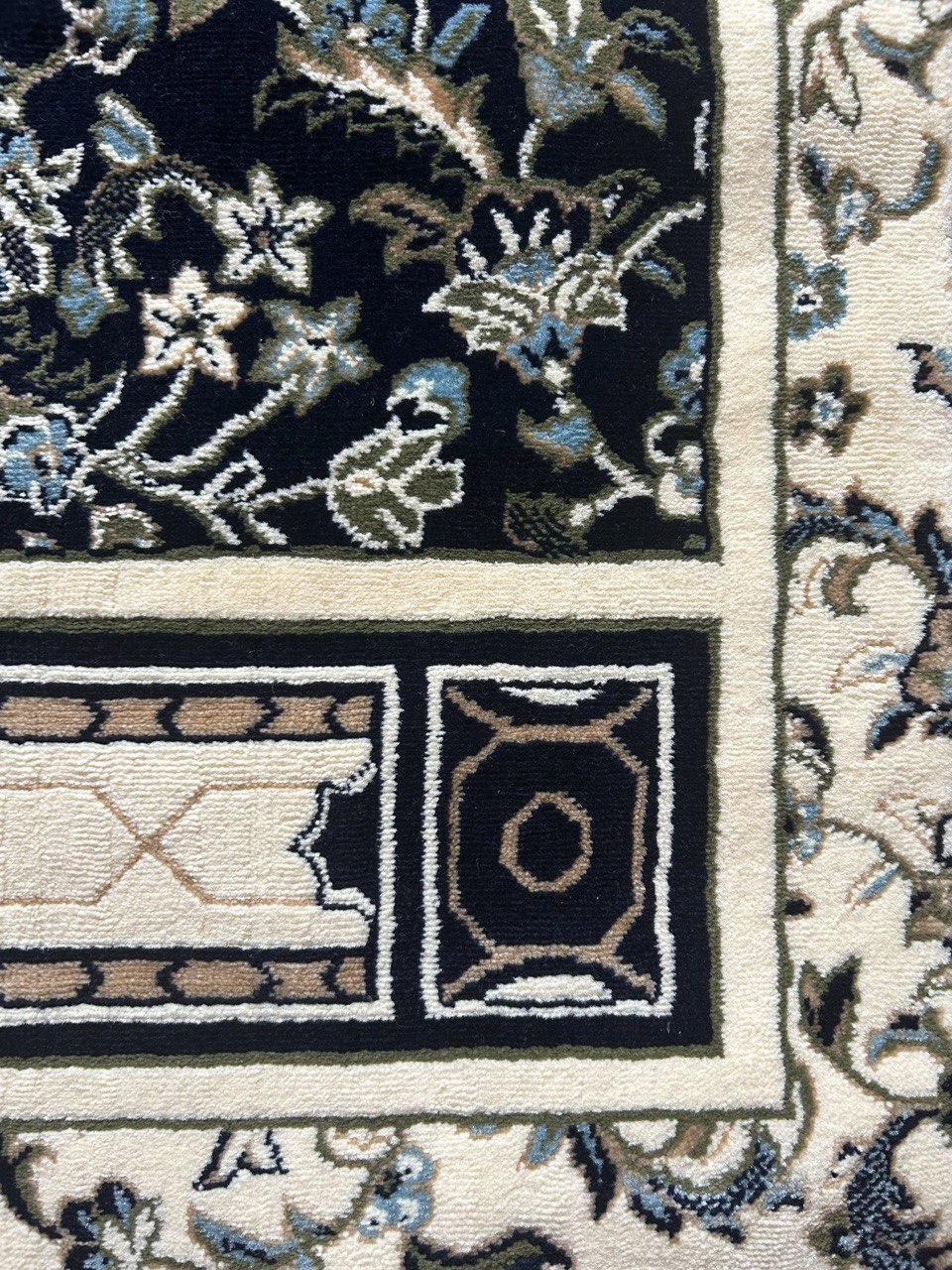 Rawdah Prayer Rug - Navy