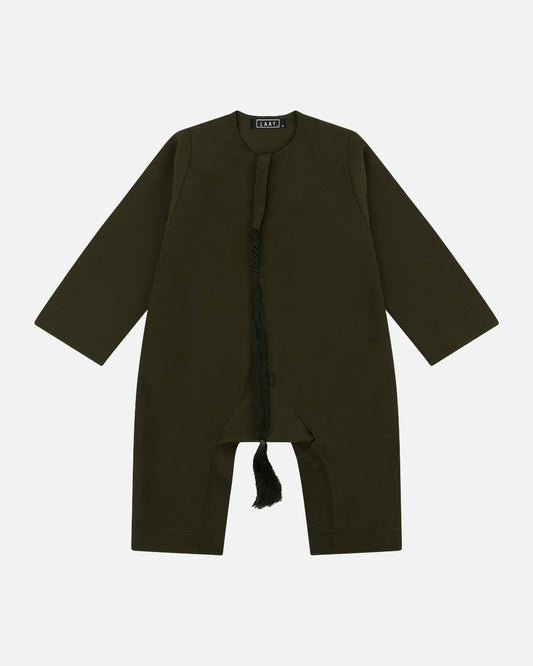 Emirati Qamis Baby - Dark Green
