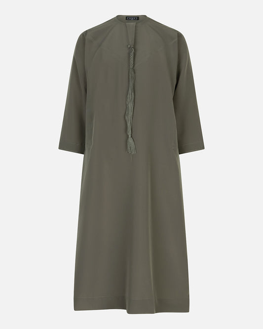 Emirati Qamis voor Kinderen - Sage green