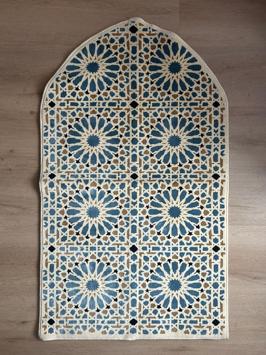 Rawdah prayer rug - Moroccan Tiles
