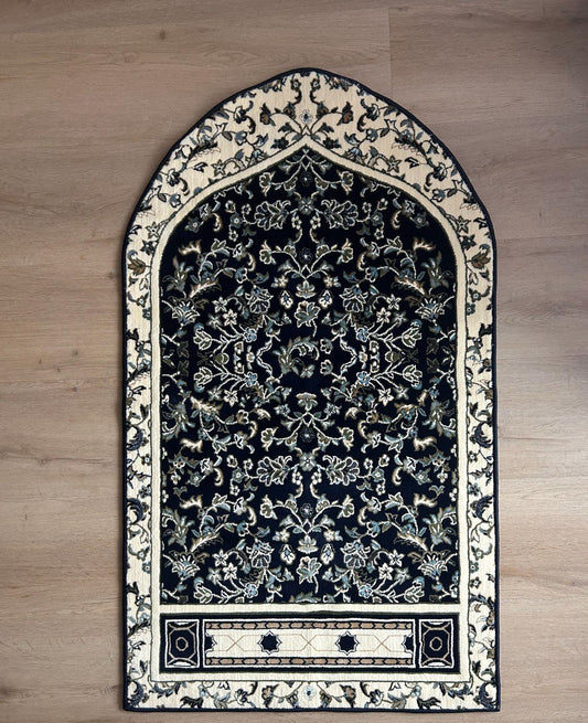 Rawdah Prayer Rug - Navy