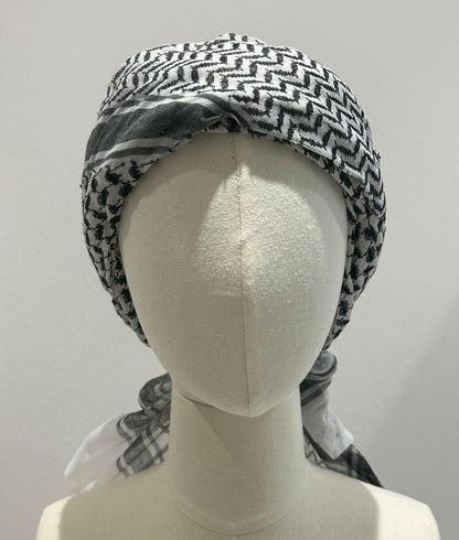 Kaffiyah - Black/White