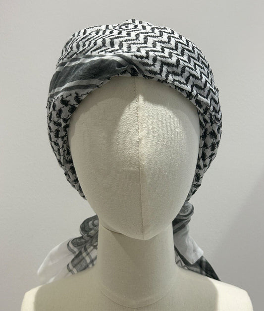 Kaffiyah - Black/White