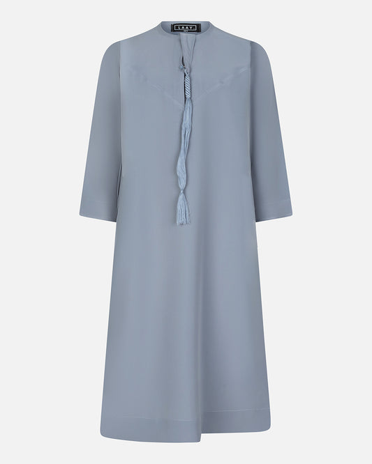 Emirati Qamis voor Kinderen - Stone Blue